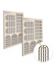 Ventanas Industriales en arco - Grandes