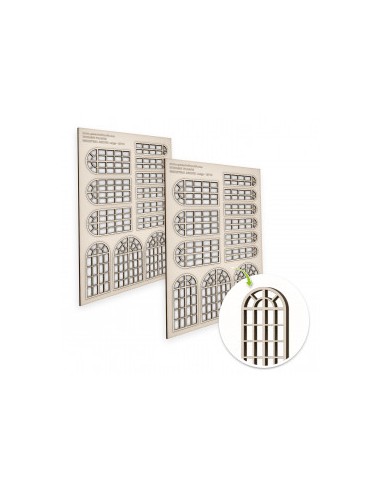 Ventanas Industriales en arco - Grandes
