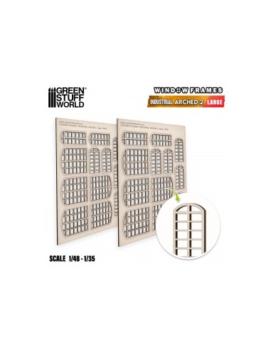 Ventanas Industriales en arco - Grandes (tipo 2)
