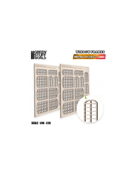 Ventanas Industriales en arco - Grandes (tipo 2)