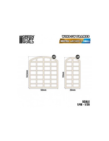 Ventanas Industriales en arco - Pequeñas (tipo 2)