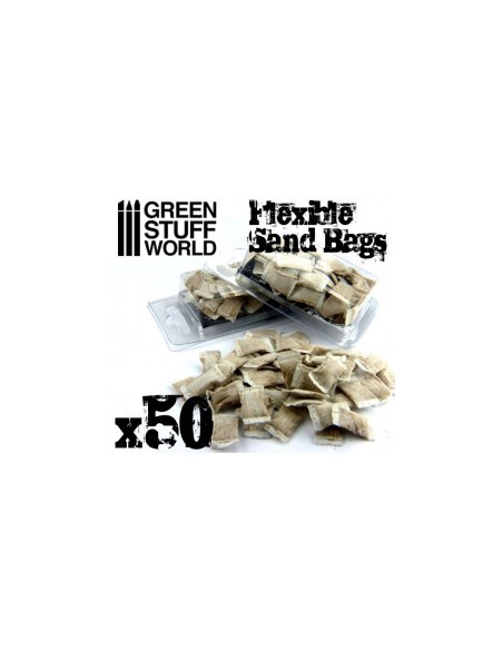 SACOS DE AENA FLEXIBLES - 50 UNID.