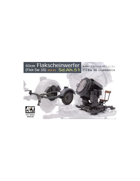 60cm Flakscheinwerfer Flak-Sw 36 mit Sd.Ah.51