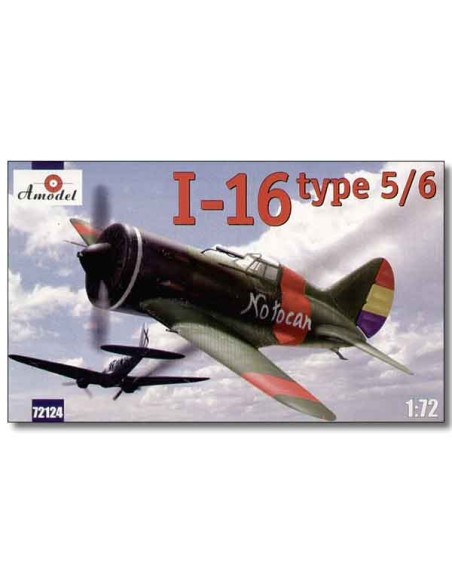 Polikarpov I-16 type 5/6 Soviet WW2 Fighter (Russian and Spanish markings) LEER DESCRIPCION