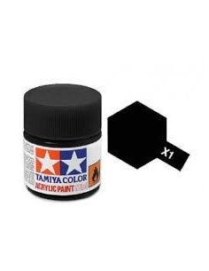 TAMIYA X1 NEGRO BRILLO