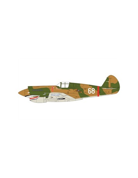 American fighter Curtiss P40B Warhawk