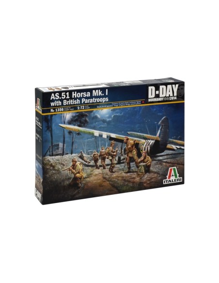 AS.51 Horsa Mk.I with British Paratroops