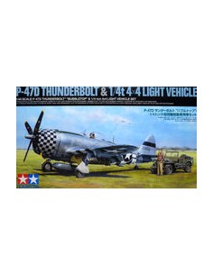 P-47D Thunderbolt Bubbletop And 1/4-Ton 4X4 Light Vehicle