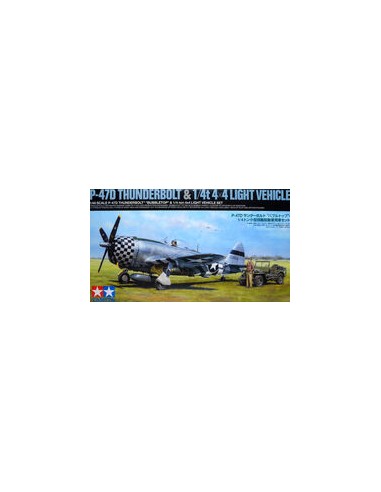 P-47D Thunderbolt Bubbletop And 1/4-Ton 4X4 Light Vehicle