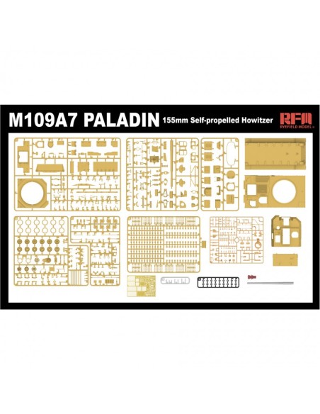 M109A7 Paladin 155 mm Self-Propelled Howitzer with Workable Tracks