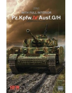 RM-5055 2in1 Pz.Kpfw.IV Ausf.G/H with full interior with...