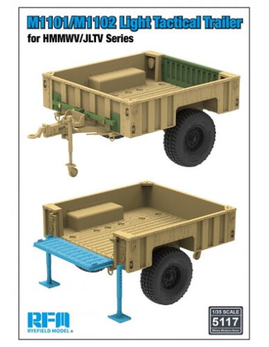 RM-5117 M1101/M1102 Light Tactical Trailer For HMMWV/JLTV Series