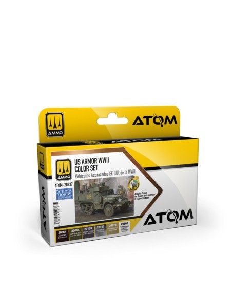 ATOM Set Colores Vehiculos Americanos WWII