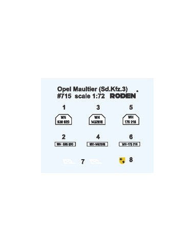 Opel BLITZ Maultier Semi-Truck