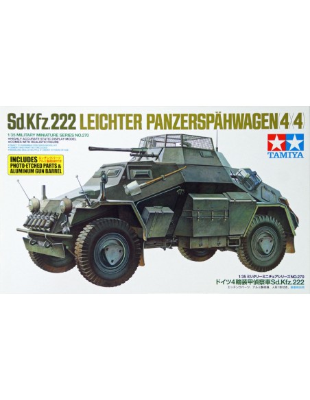 Sd.kfz.222 leichter panzerspähwagen 4x4 incluidos fotograbados