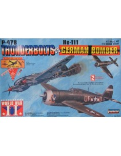 P-47B Thunderbolt Vs. He-111 German Bomber