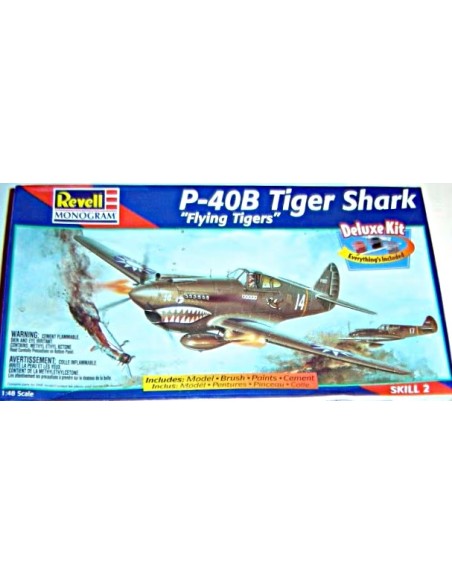 P-40B Tiger Shark "Flying Tigers" Deluxe Kit -