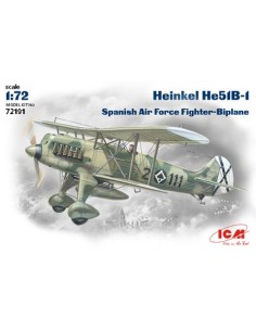 Heinkel He 51B-1 Spanish Air Force biplane fighter 2