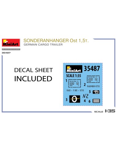 Sonderanhanger Ost 1.5t. German Cargo Trailer