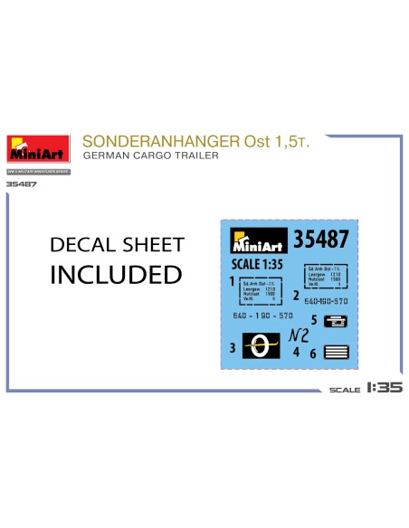 Sonderanhanger Ost 1.5t. German Cargo Trailer