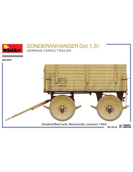 Sonderanhanger Ost 1.5t. German Cargo Trailer