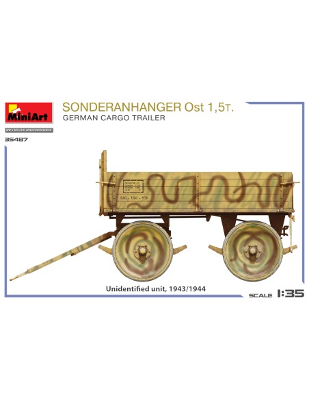 Sonderanhanger Ost 1.5t. German Cargo Trailer