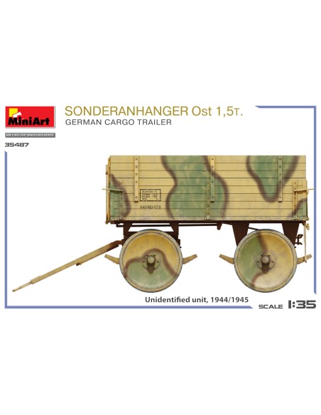 Sonderanhanger Ost 1.5t. German Cargo Trailer
