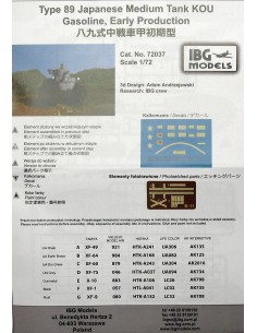 Type 89 Japanese Medium Tank KOU early 2