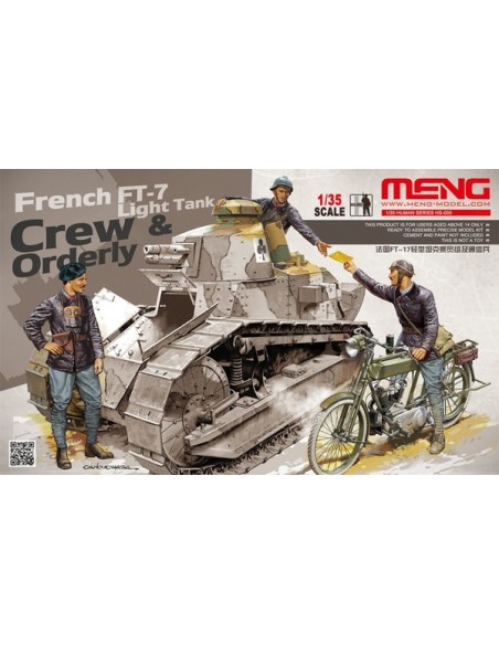 French FT-17 light tank crew & ordery