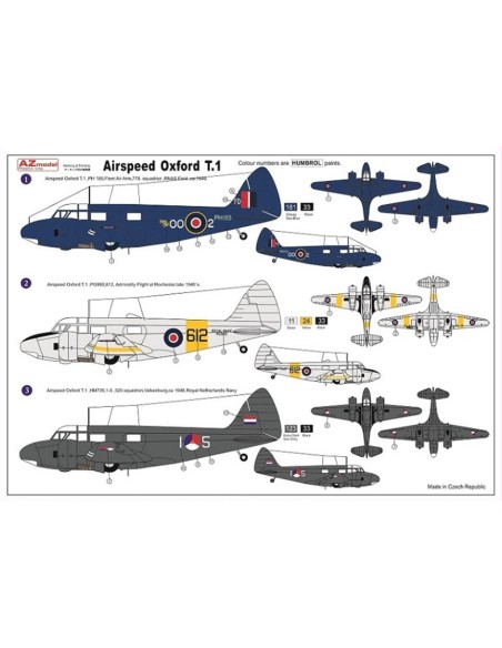 Airspeed Oxford T.1 «Navy» (British twin-engine training aircraft)