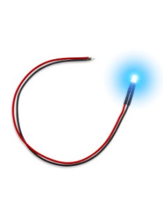 LED PARPADEANTE AZUL 3mm (10 UNID.)