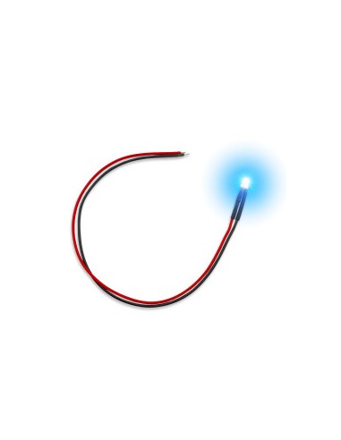 LED PARPADEANTE AZUL 3mm (10 UNID.)