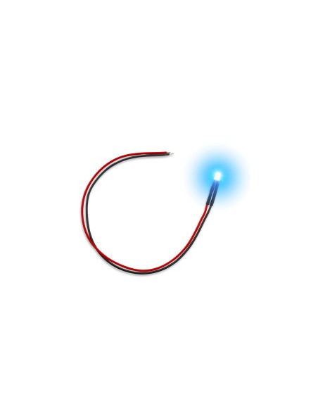 LED PARPADEANTE AZUL 3mm (10 UNID.)
