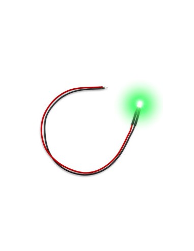 LED PARPADEANTE VERDE 3mm (10 UNID.)
