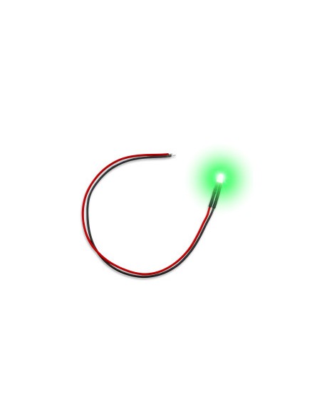 LED PARPADEANTE VERDE 3mm (10 UNID.)