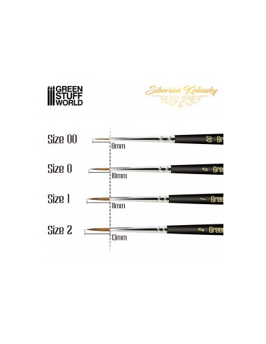 CAJA PREMIUM PINCELES SERIE GOLD - PACK DE 4