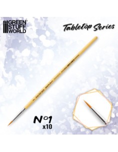 PINCEL SINTETICO TABLETOP - 1 (10 UNID.)