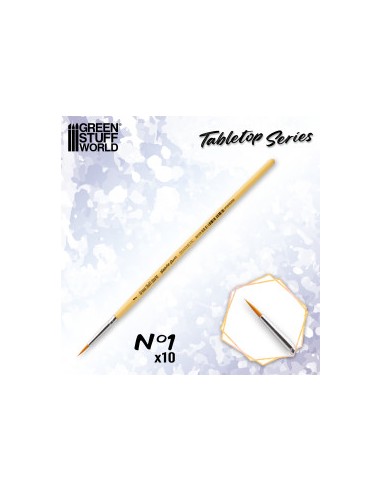 PINCEL SINTETICO TABLETOP - 1 (10 UNID.)