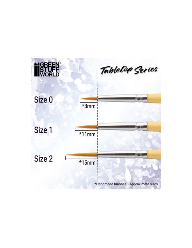 PINCEL SINTETICO TABLETOP - 2 (10 UNID.)