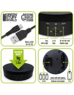 BASE GIRATORIA ELECTRICA 136mm 2