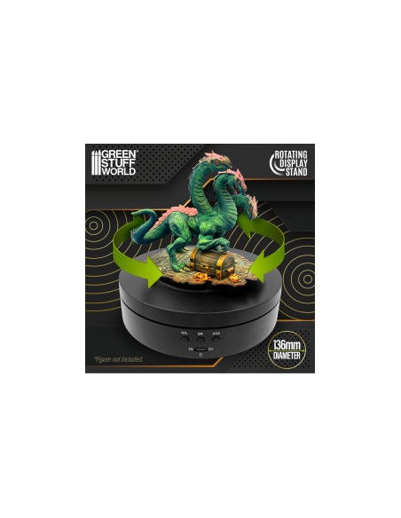 BASE GIRATORIA ELECTRICA 136mm