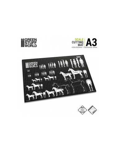 TAPETE DE CORTE PLEGAABLE CON ESCALAS