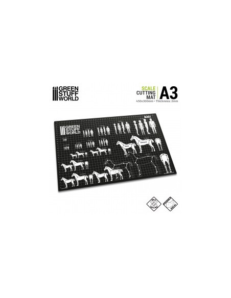 TAPETE DE CORTE PLEGAABLE CON ESCALAS