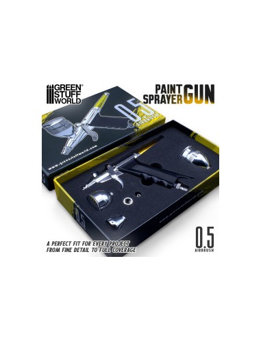 AEROGRAFO CON PISTOLA 0,5