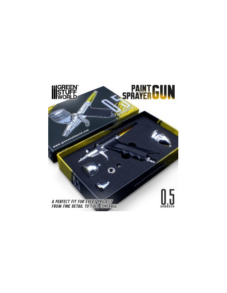 AEROGRAFO CON PISTOLA 0,5