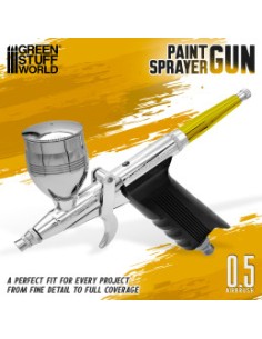 AEROGRAFO CON PISTOLA 0,5