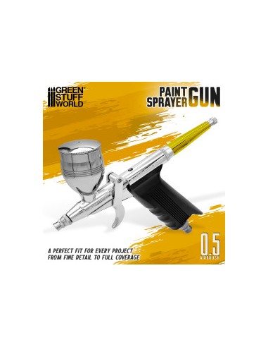 AEROGRAFO CON PISTOLA 0,5