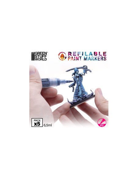 ROTULADORES RECARGABLES  2 (PACK DE 5)