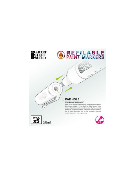 ROTULADORES RECARGABLES  2 (PACK DE 5)