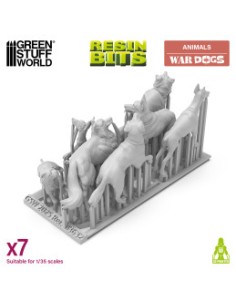 PERROS DE GUERRA 3D 1/35 2